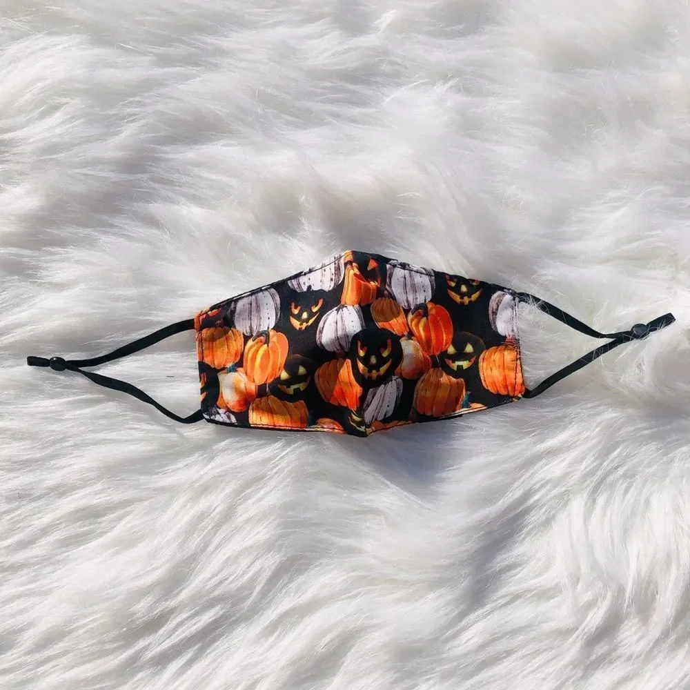 Brand New Halloween Kids Face Mask One Size Adjustable Strap (KIDS MASK)‎